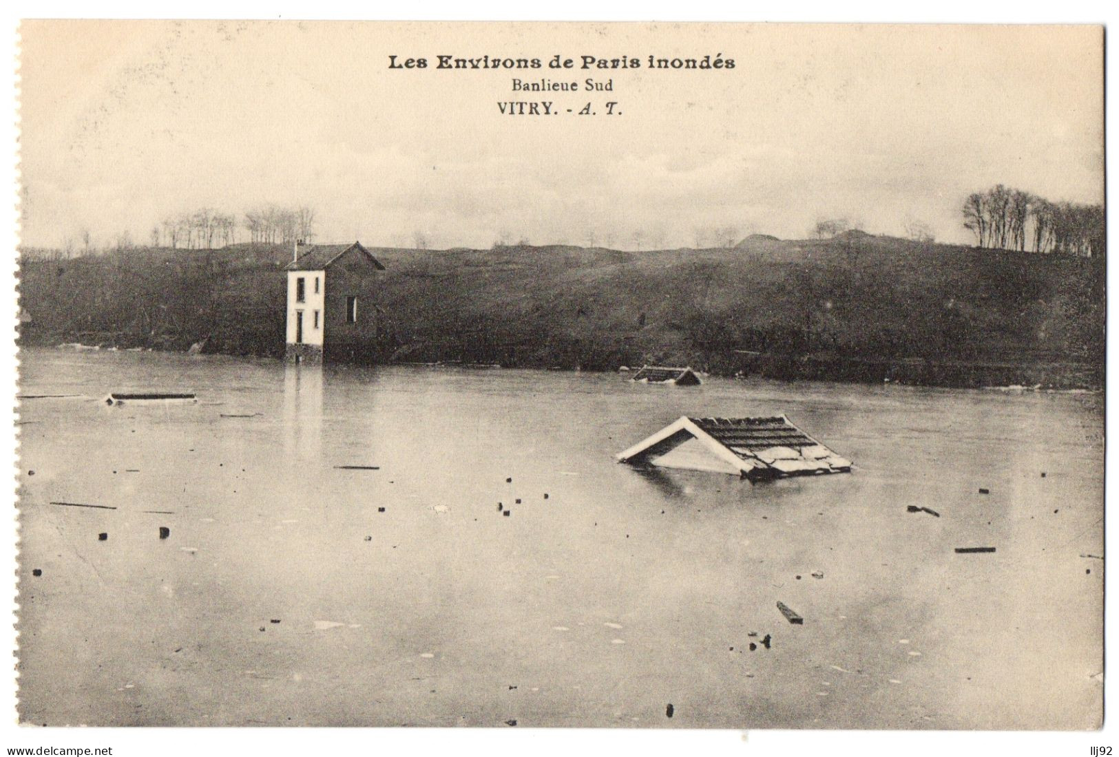 CPA 94 - VITRY (Val De Marne) - Environs De Paris Inondés. Banlieue Sud. A.T. - Vitry Sur Seine