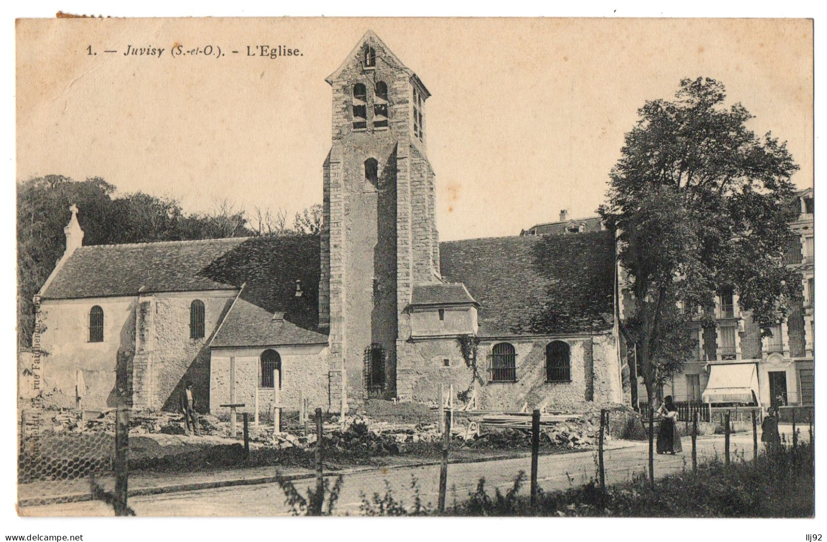 CPA 91 - JUVISY (Essonne) - 1. L'Eglise - Juvisy-sur-Orge