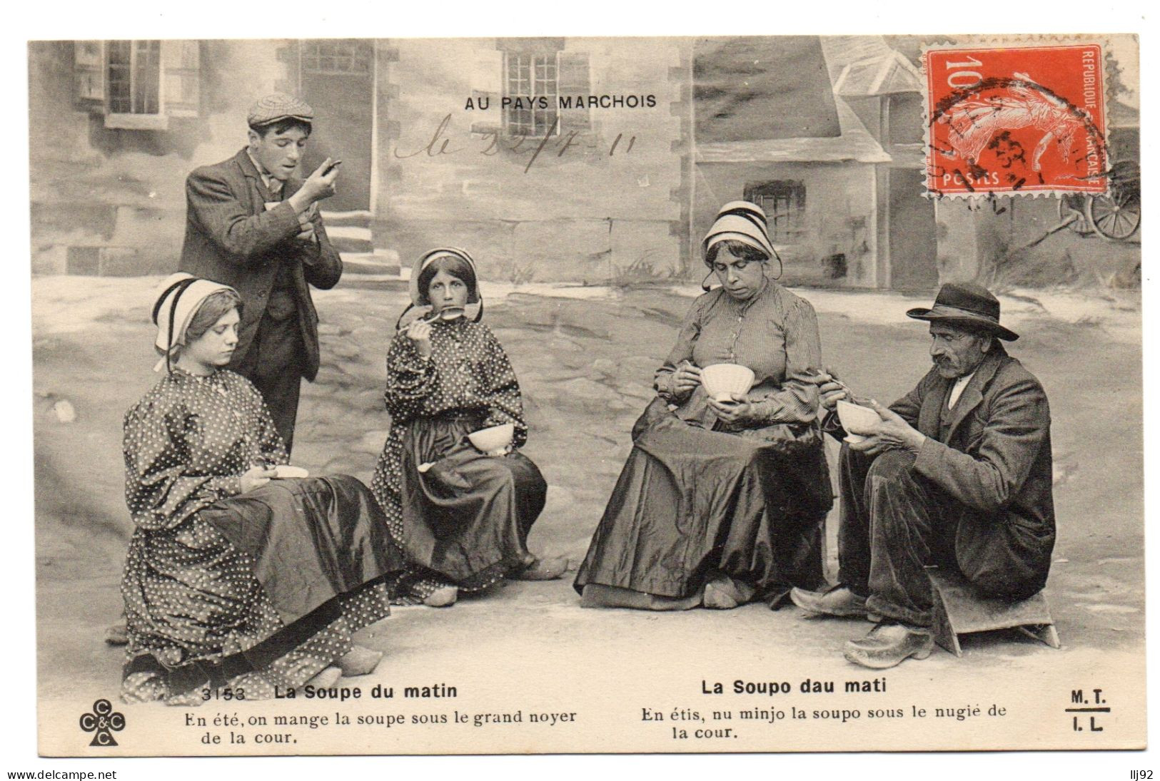 CPA 23 - Au Pays Marchois (Creuse) - 3153. La Soupe Du Matin - Carte Originale - Autres & Non Classés