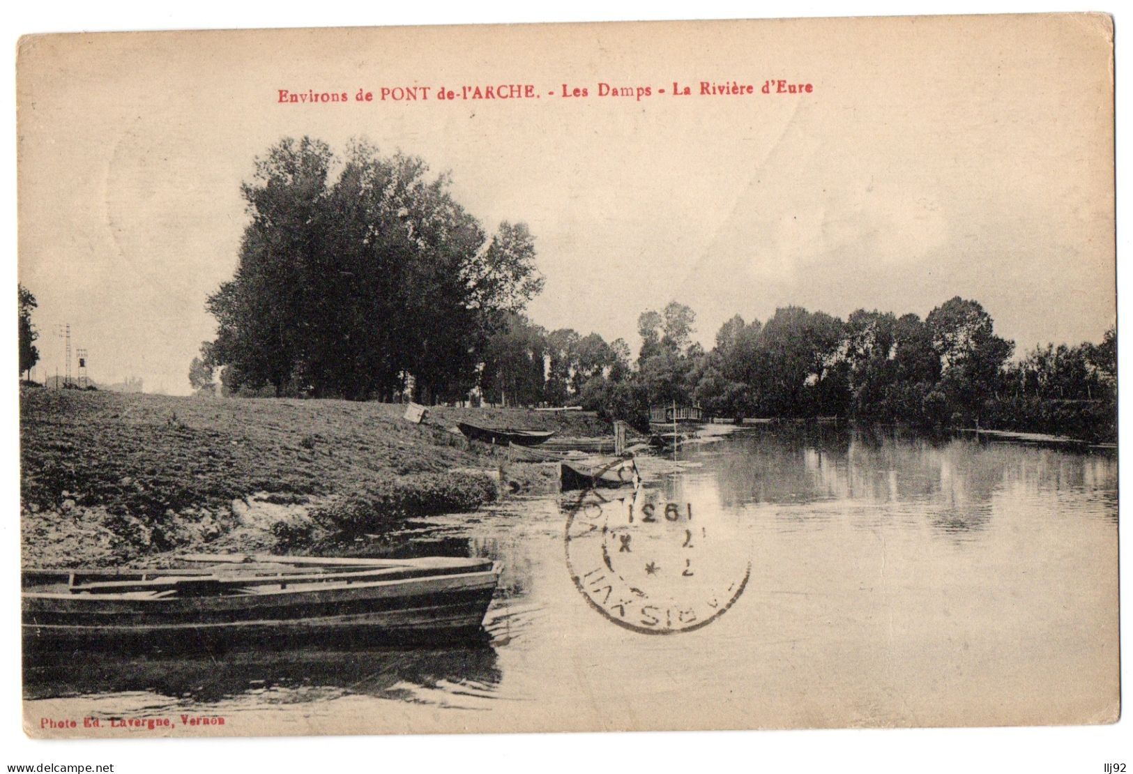 CPA 27 - Environs De PONT De L'ARCHE(Eure) -  Les Damps - La Rivière D'Eure - Pont-de-l'Arche