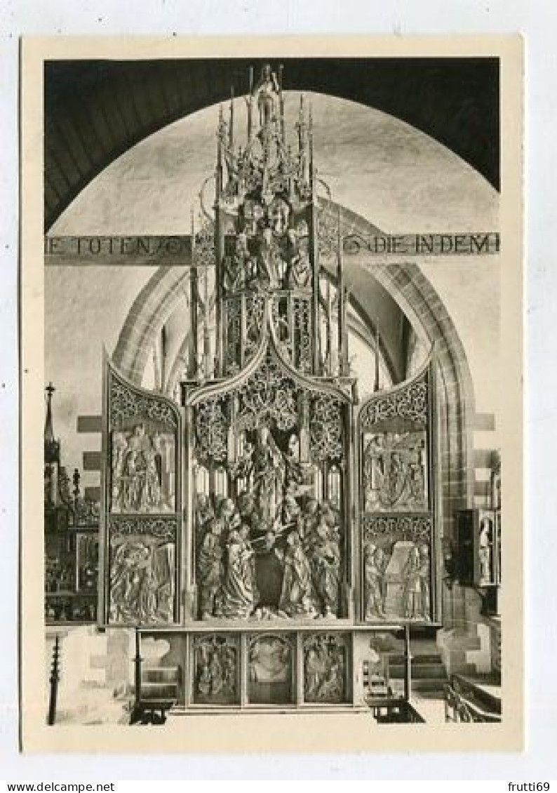 AK 213798 CHURCH / CLOISTER ... - Creglingen A. Tauber - Hergottskirche - Marienaltar - Iglesias Y Las Madonnas