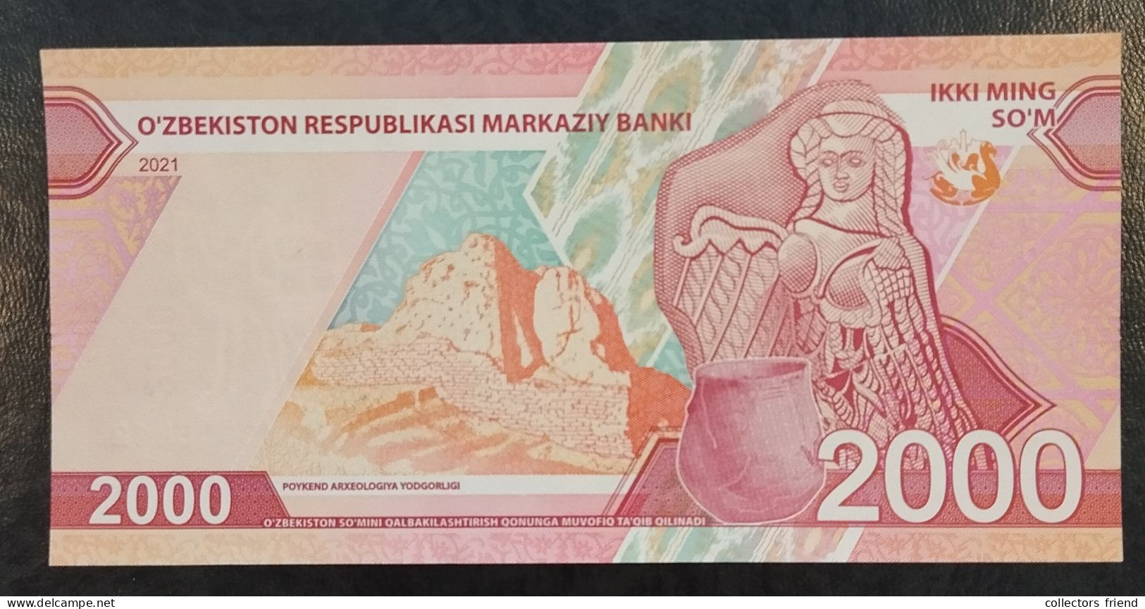 Uzbekistan 2000 Soʻm Year 2021 UNC - Usbekistan