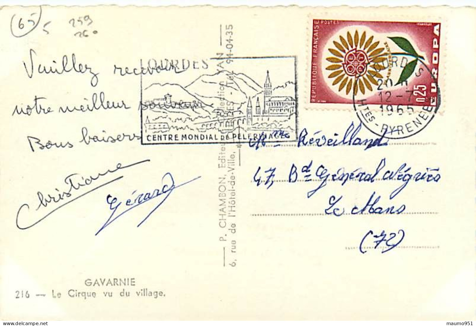 Département 65. Hautes Pyrénées. Région. Occitanie. Lot de 20 Cartes anciennes N° 203