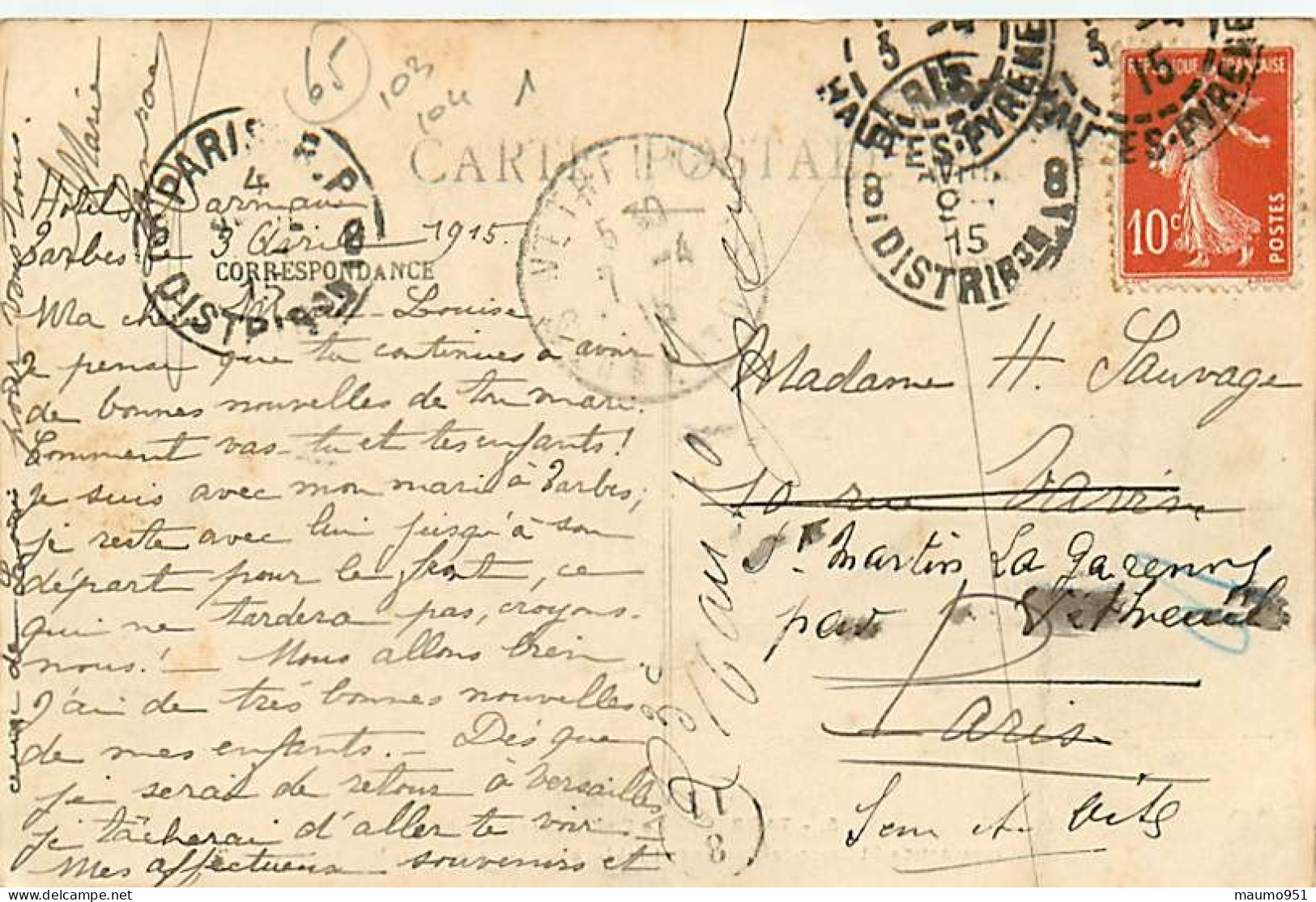 Département 65. Hautes Pyrénées. Région. Occitanie. Lot de 20 Cartes anciennes N° 203