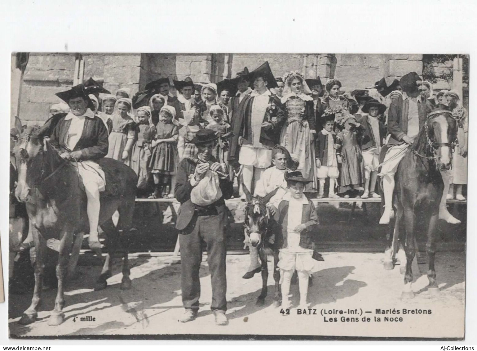 AJC - Batz - Mariés Bretons - Les Gens De La Noce - Batz-sur-Mer (Bourg De B.)