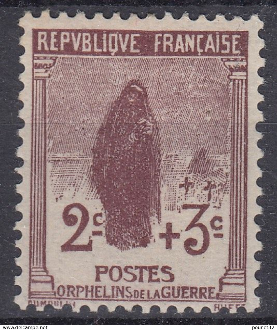 TIMBRE FRANCE 1ère ORPHELIN N° 148 NEUF * GOMME AVEC CHARNIERE - Neufs