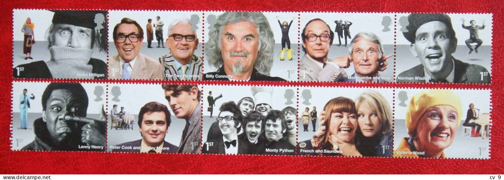 British Comedians Comedy (Mi 3723-3732) 2015 POSTFRIS MNH ** ENGLAND GRANDE-BRETAGNE GB GREAT BRITAIN - Nuevos