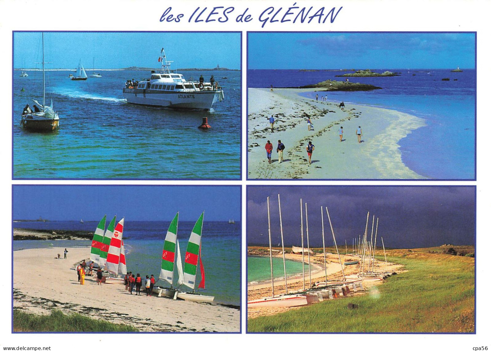 Les îles De GLÉNAN - Le Centre Nautique Sur L'île SAINT-NICOLAS Et L'île De PENFRET - JOS éd. VENTE DIRECTE X - Fouesnant