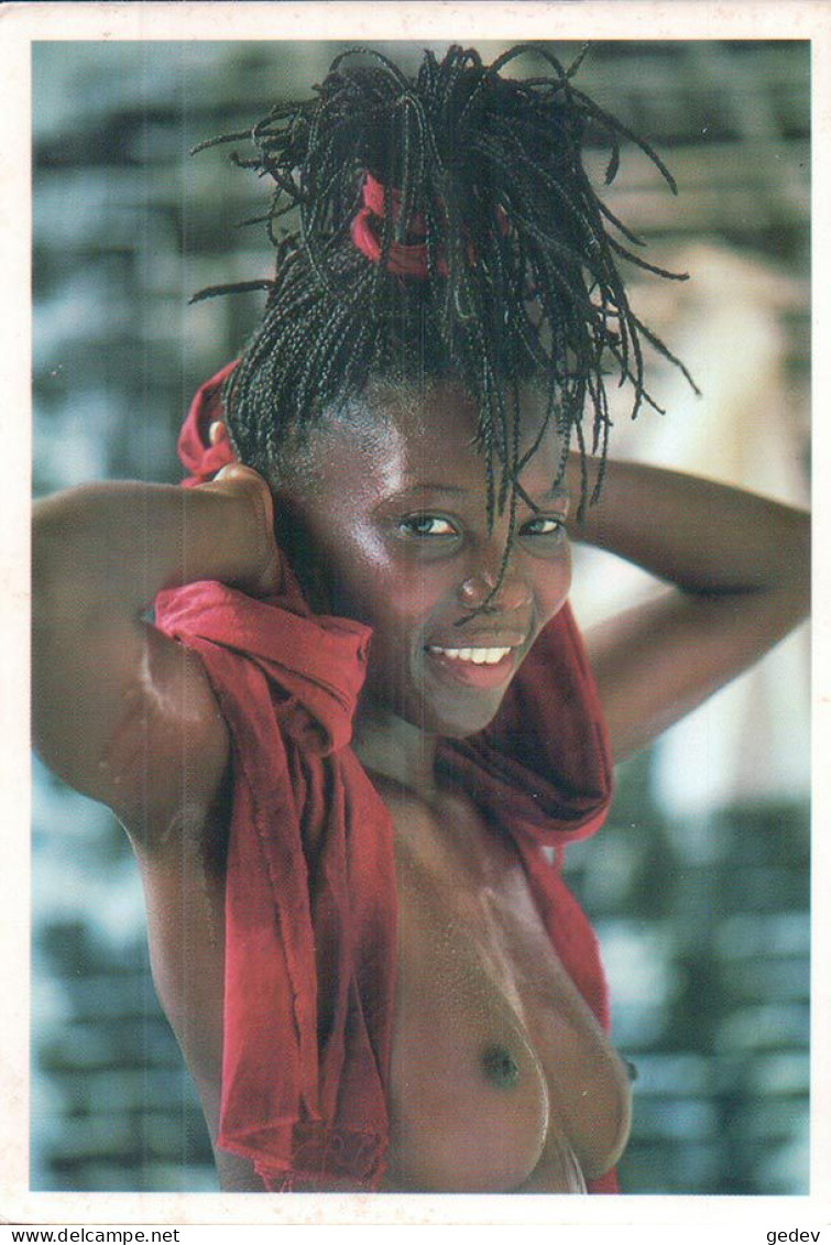 Jeune Sénégalaise Aux Seins Nus (12) 10x15 - Femmes