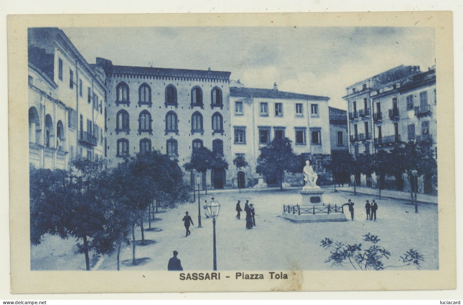 SASSARI -PIAZZA TOLA 1928 FORMATO PICCOLO - Sassari