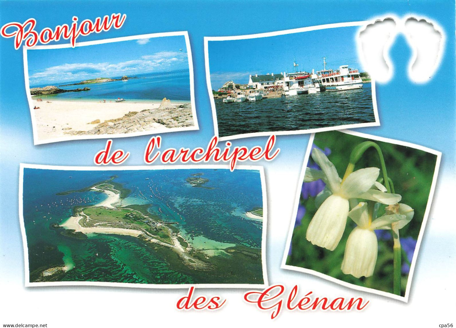 Bonjour De L'Archipel Des GLÉNAN - île BRUNEC - JOS éd. VENTE DIRECTE X - Fouesnant