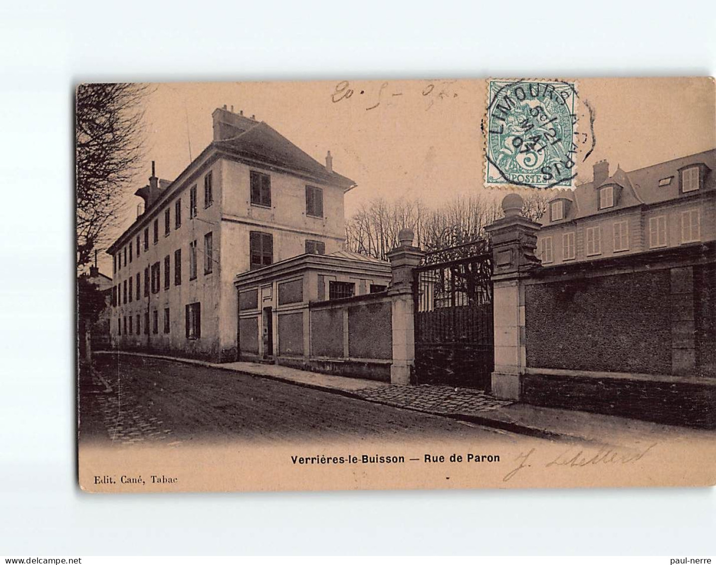 VERRIERES LE BUISSON : Rue De Paron - état - Verrieres Le Buisson