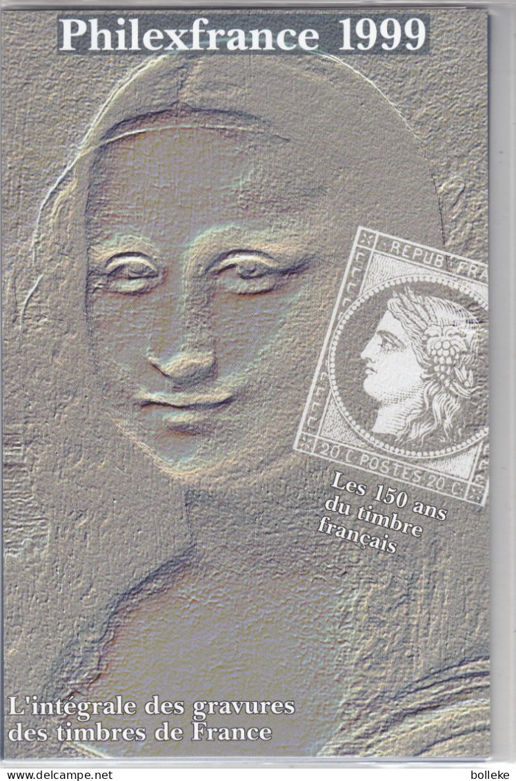France - 7 Documents Papier Carton De 1998 / 99 - GF - Philexfrance 99 - Le Petit Prince - Mona Lisa - Ceres - - Storia Postale