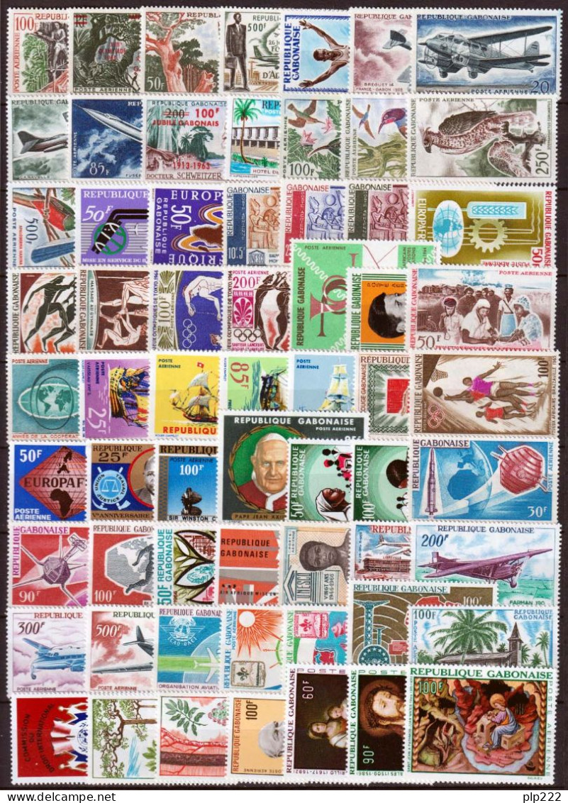 Gabon 1960/74 Collezione Quasi Completa / Almost Complete Collection **/MNH VF - Gabon (1960-...)