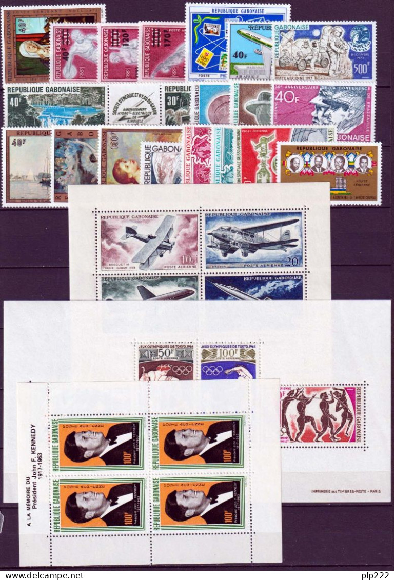 Gabon 1960/74 Collezione Quasi Completa / Almost Complete Collection **/MNH VF - Gabón (1960-...)