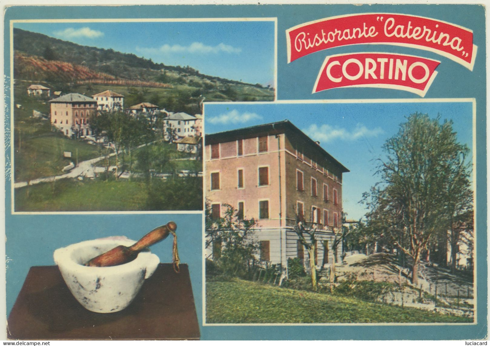 CORTINO DI CASELLA -GENOVA -RISTORANTE CATERINA - Genova