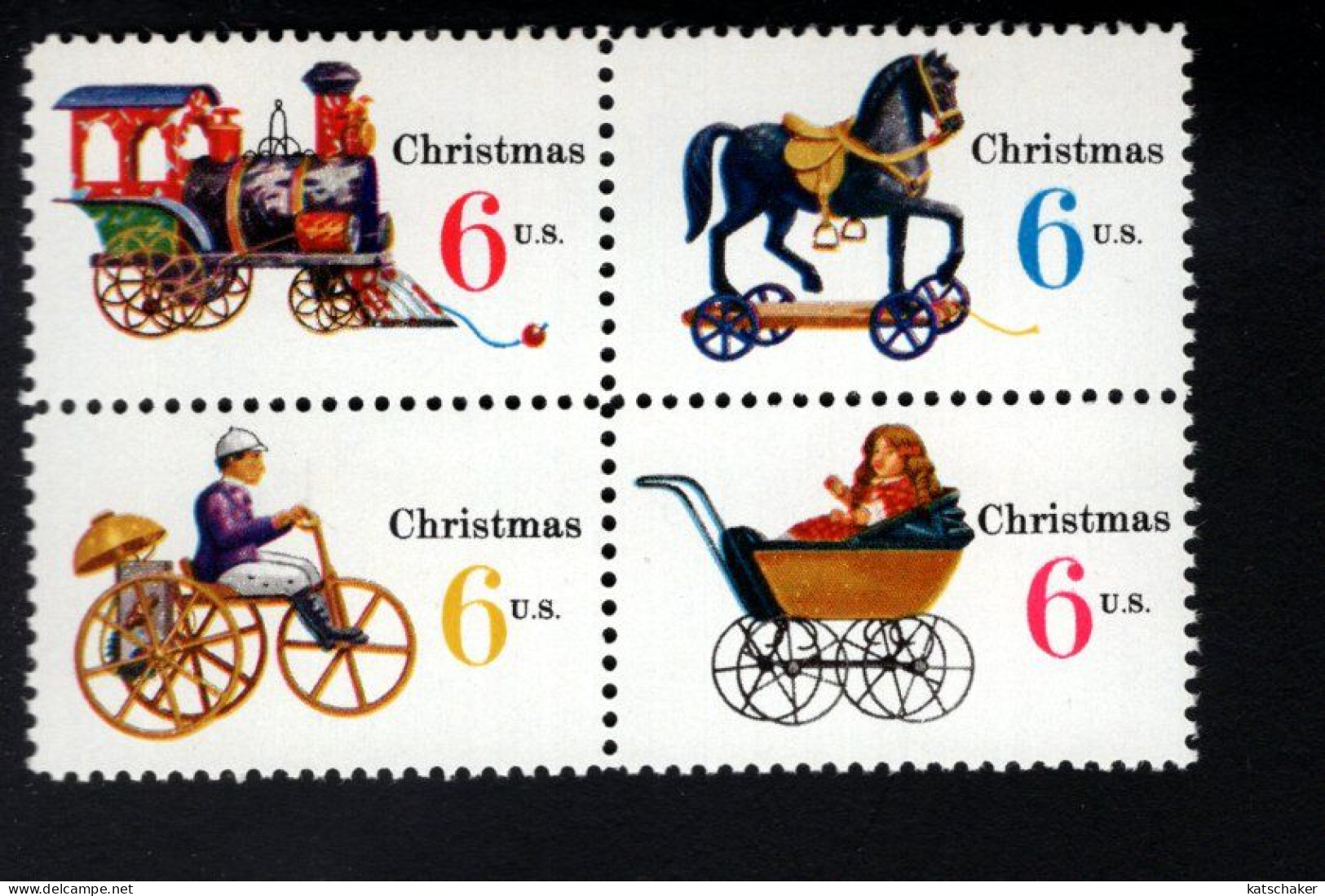 204354869 1970 SCOTT 1418B (XX) POSTFRIS MINT NEVER HINGED POSTFRISCH  -  CHRISTMAS CHILDREN TOYS 1416 FIRST STAMP - Ongebruikt