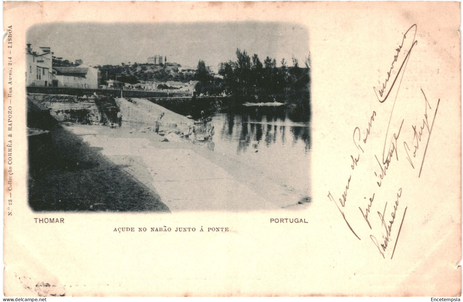 CPA Carte Postale  Portugal Thomar Açude No Nabao Junto A Ponte 1902  VM79820ok - Santarem