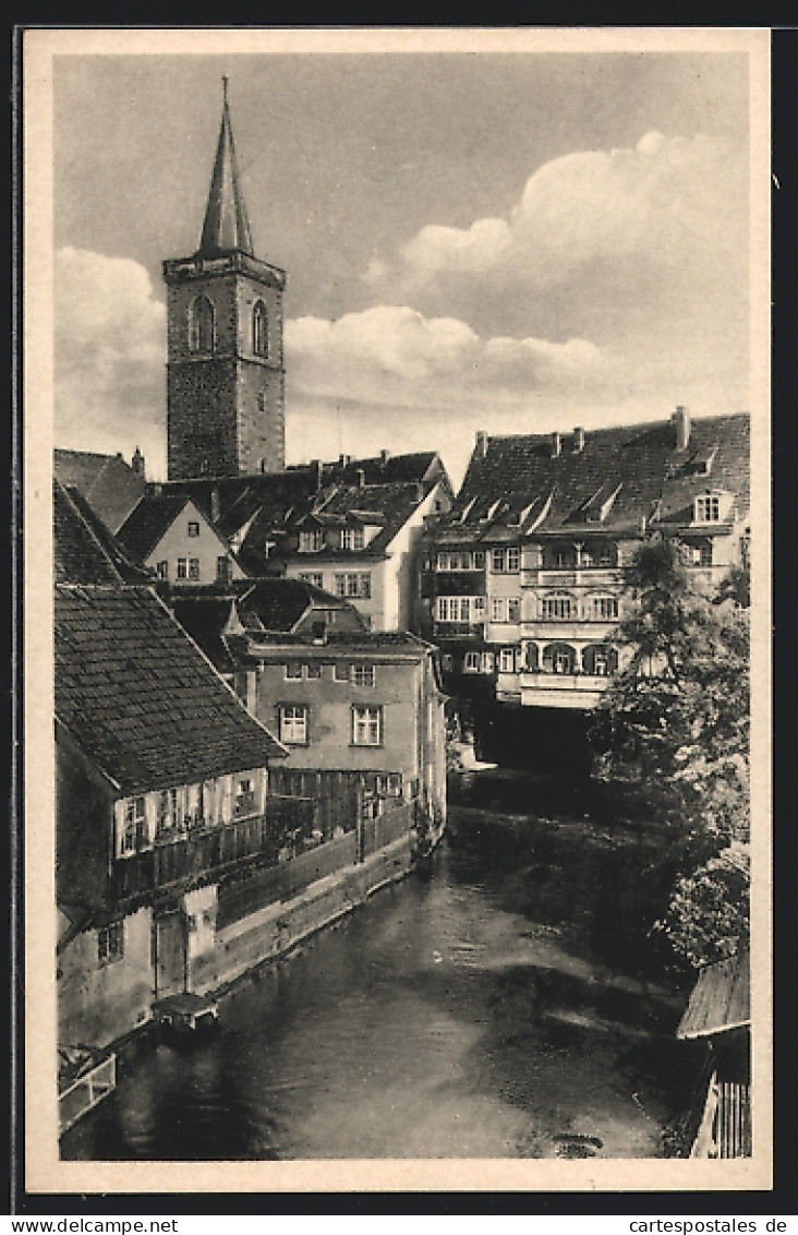 AK Erfurt, Altstadt Mit Kirche  - Erfurt