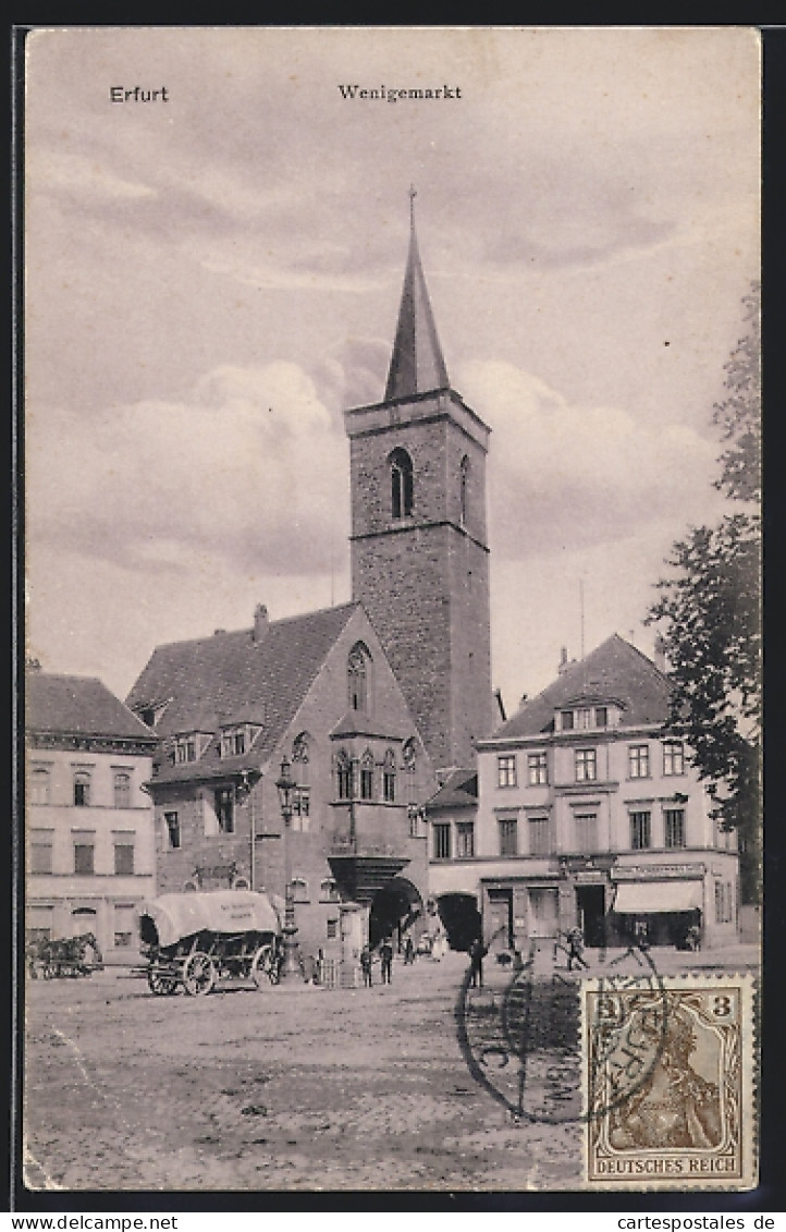 AK Erfurt, Wenigemarkt  - Erfurt