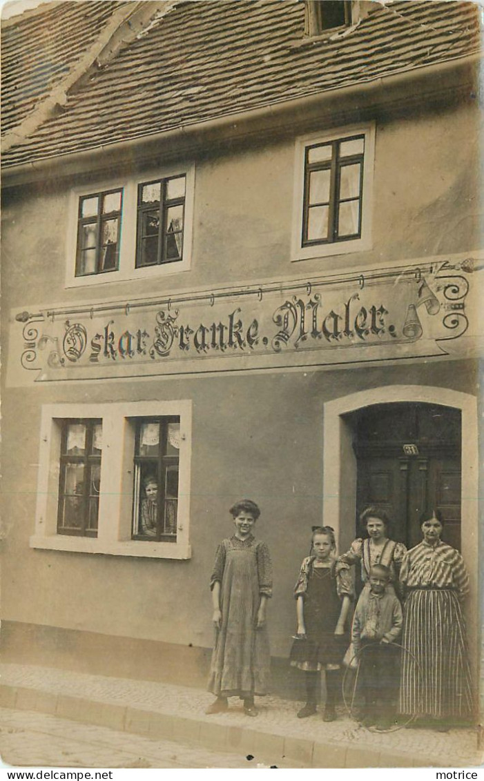 CARTE PHOTO - Oskar Franke Maler N°31, Commerce à Localiser. - A Identificar