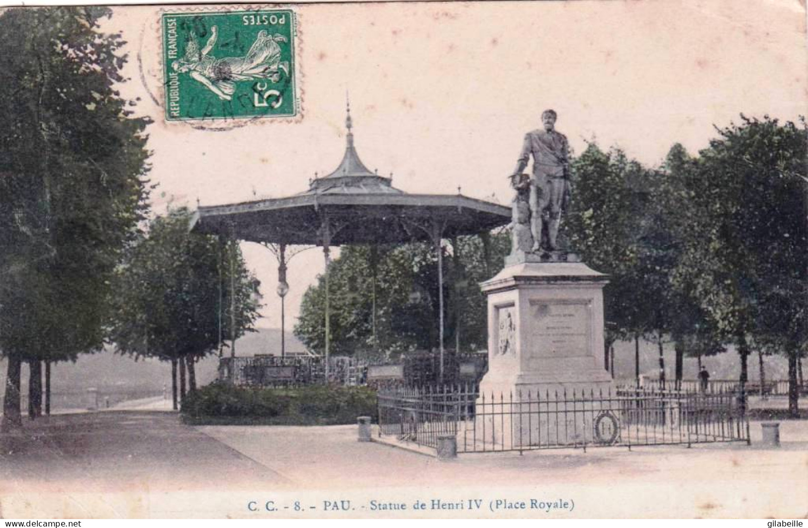 64 - Pyrenees Atlantiques - PAU - Statue De Henri IV  Sur La Place Royale - Pau