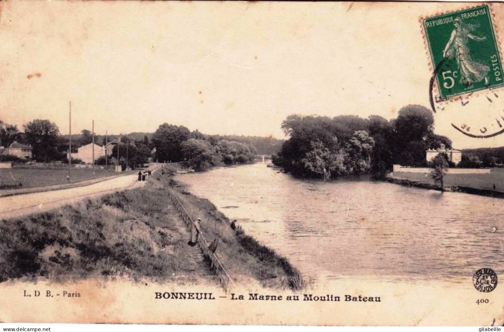 94 - Val De Marne -  BONNEUIL Sur MARNE  -  La Marne Au Moulin Bateau - Bonneuil Sur Marne