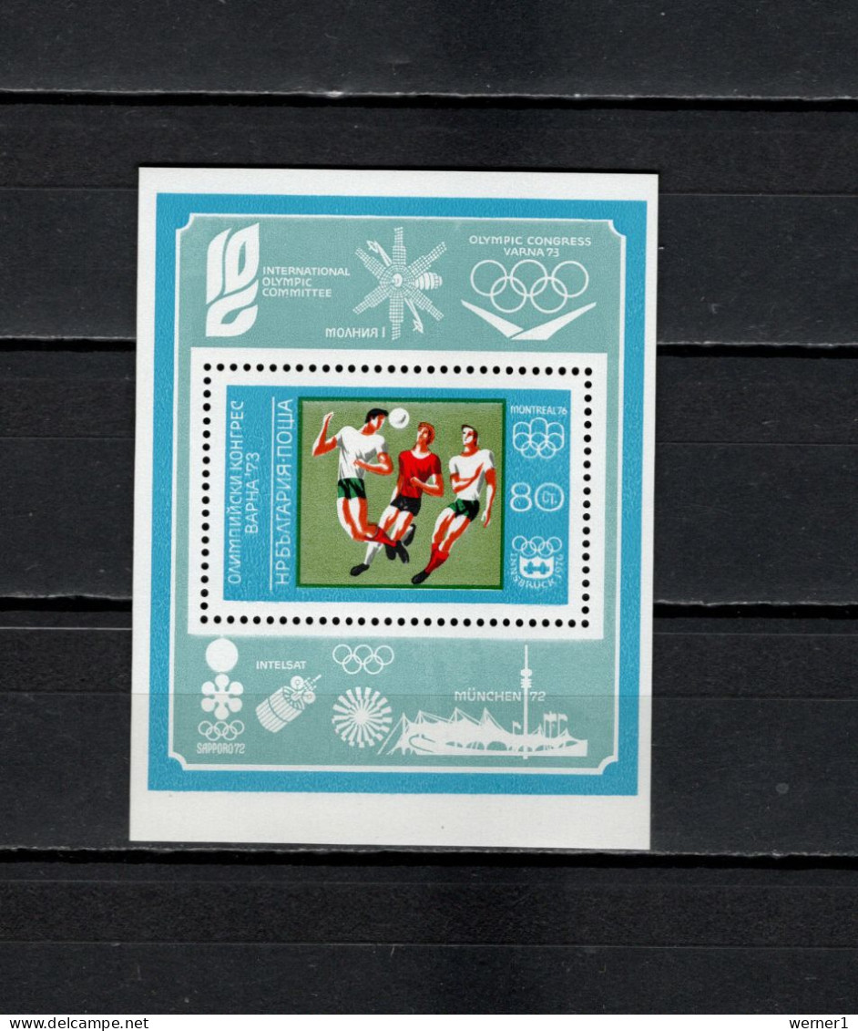 Bulgaria 1973 Space, Football Soccer, Olympic Games Munich S/s MNH - Europe