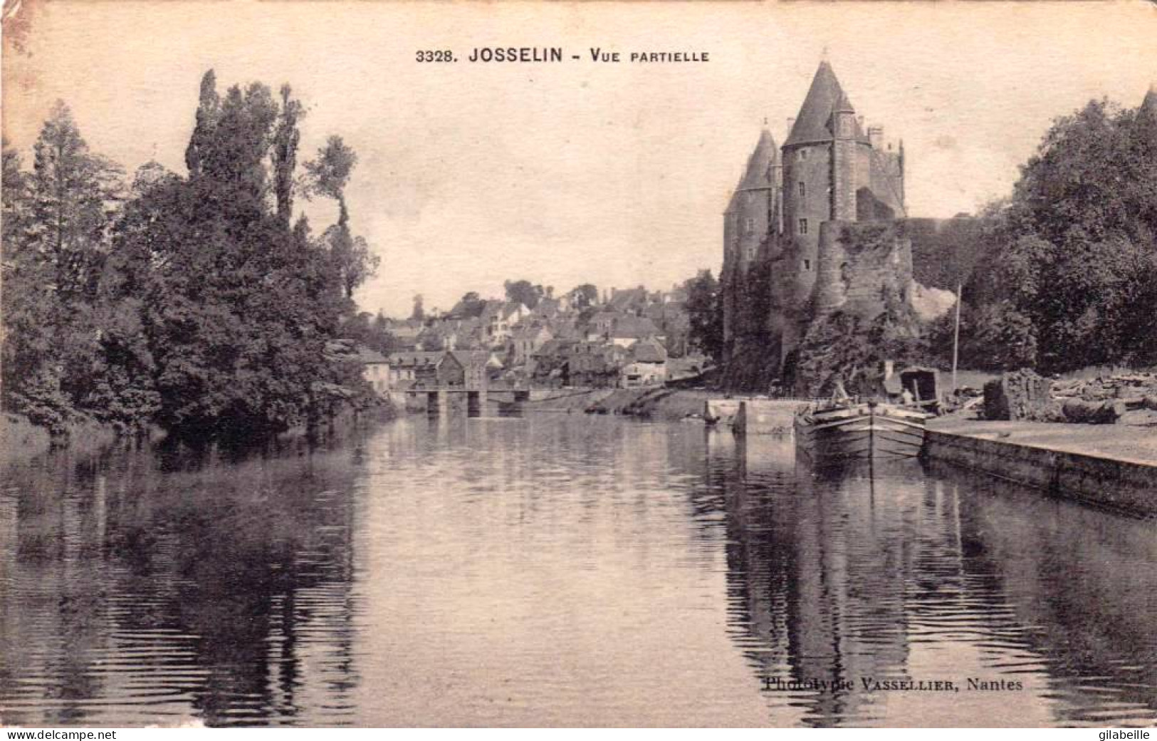56 - Morbihan-  JOSSELIN - Vue Partielle Sur L Oust - Josselin