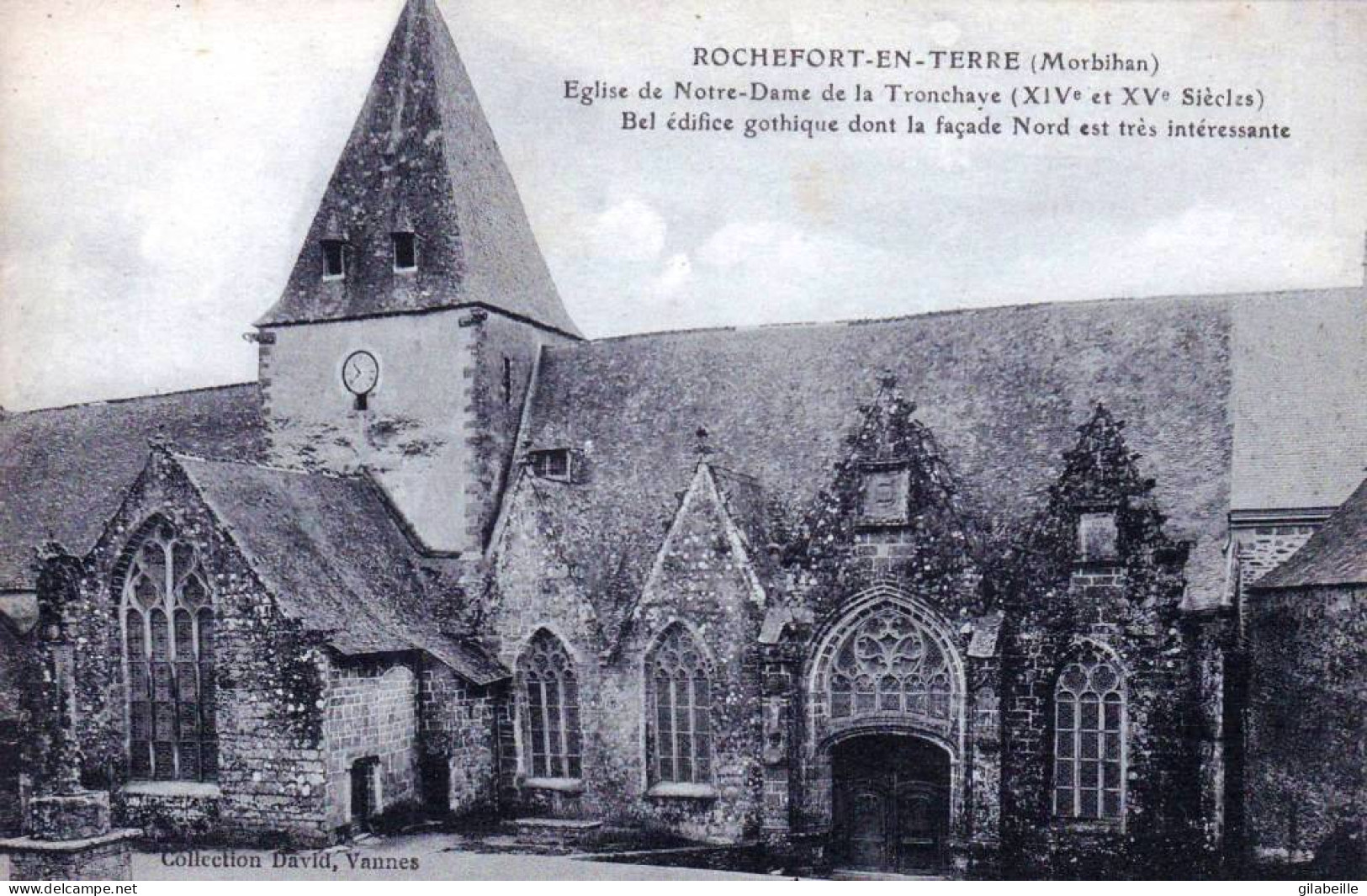 56 - Morbihan  - ROCHEFORT  En TERRE -  Eglise Notre Dame De La Tronchaye - Rochefort En Terre