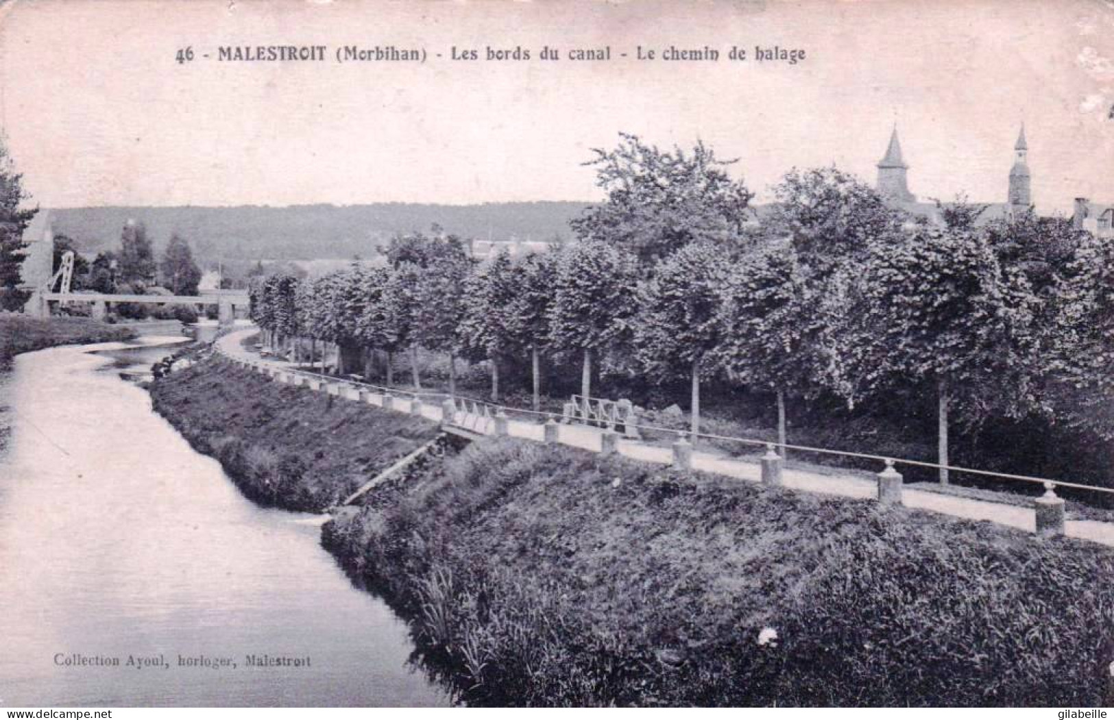 56 - Morbihan -  MALESTROIT - Les Bords Du Canal - Le Chemin De Halage - Malestroit