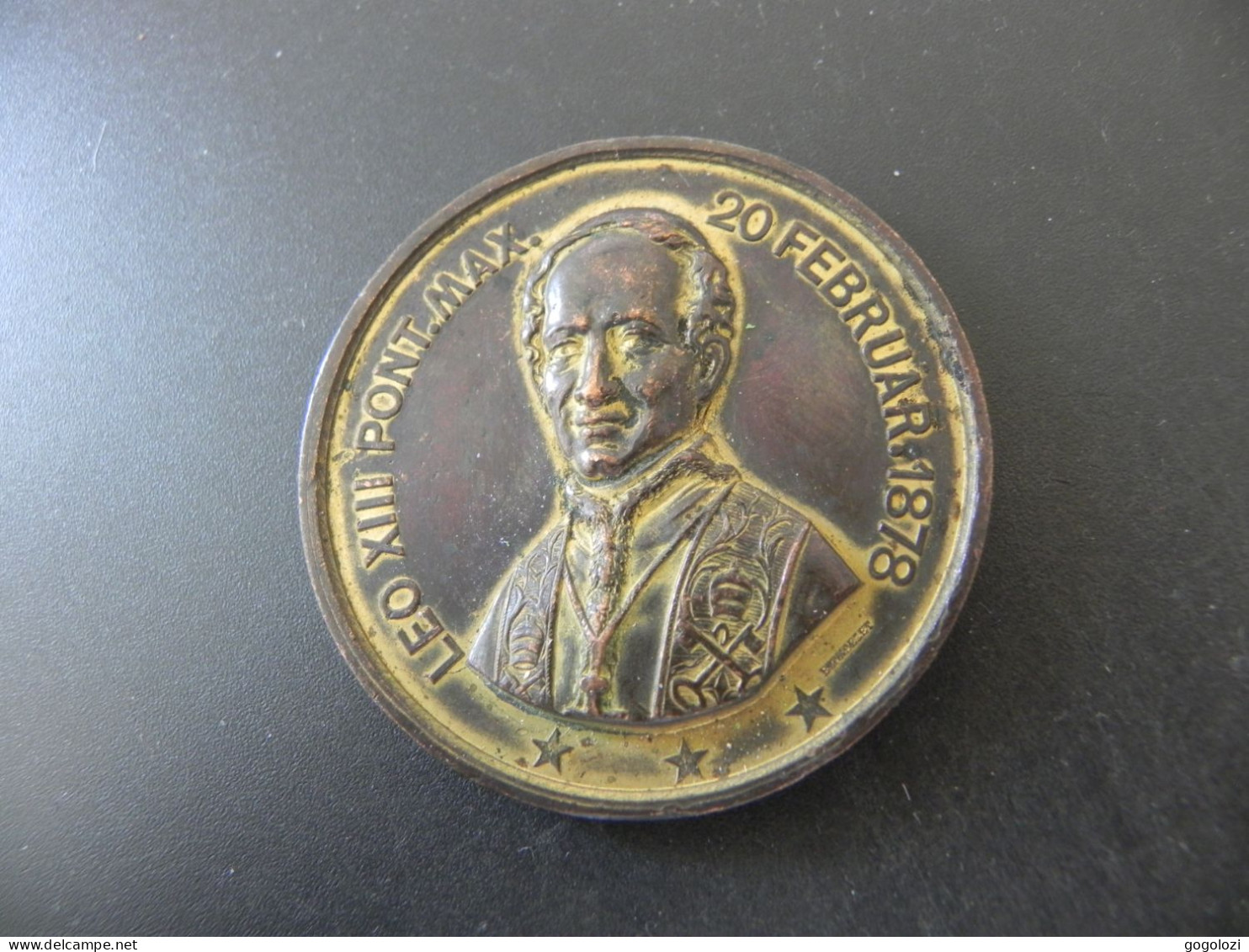 Old Pilgrim Medal - Pie IX. Pape 1846 - 1878 - Leo XIII. Pont. Max. 1878 - Andere & Zonder Classificatie