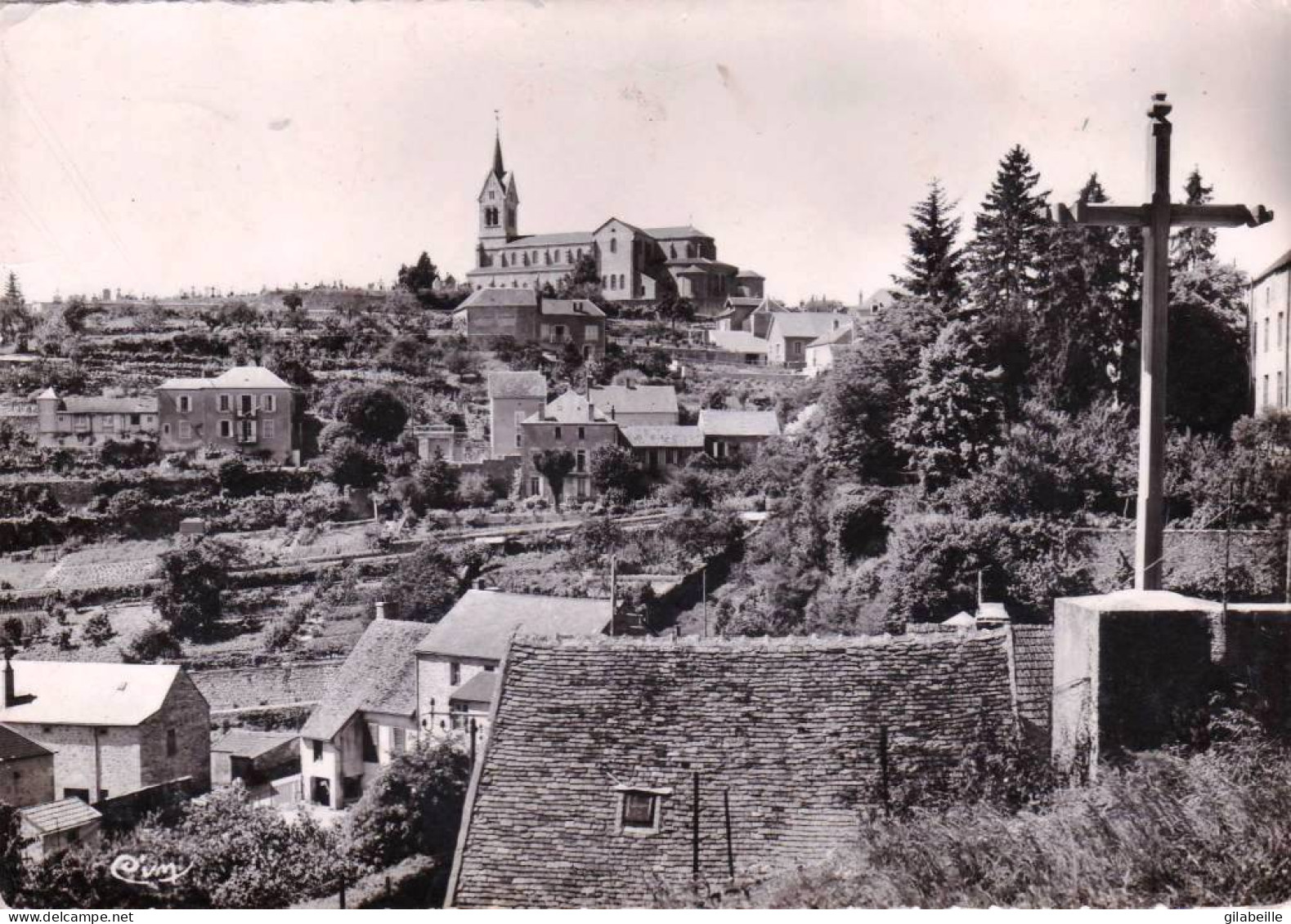 58 - Nievre -  LORMES - Vue De L église Prise Des Moulins - Calvaire - Lormes