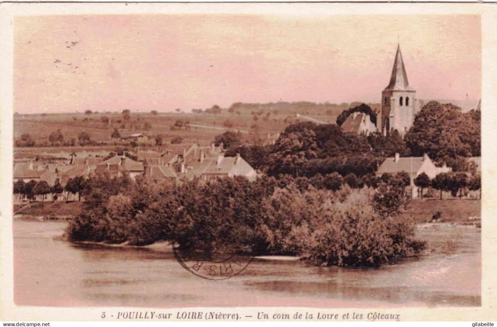 58 - Nievre -  POUILLY Sur LOIRE -  Un Coin De La Loire Et Les Coteaux - Pouilly Sur Loire