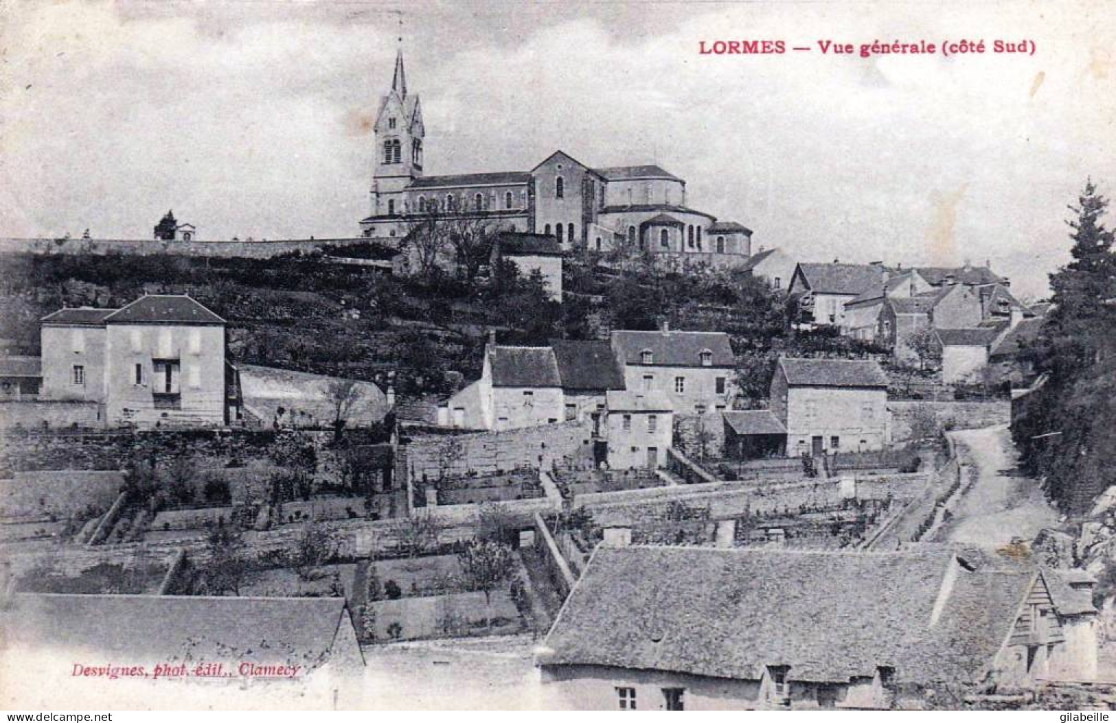 58 - Nievre -  LORMES -  Vue Generale - Coté Sud - Lormes
