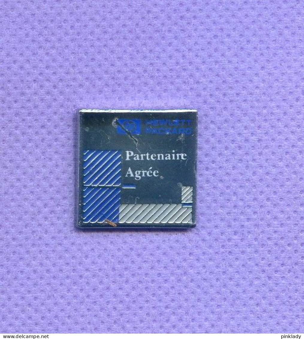 Rare Pins Informatique Hewlett Packard I148 - Informática