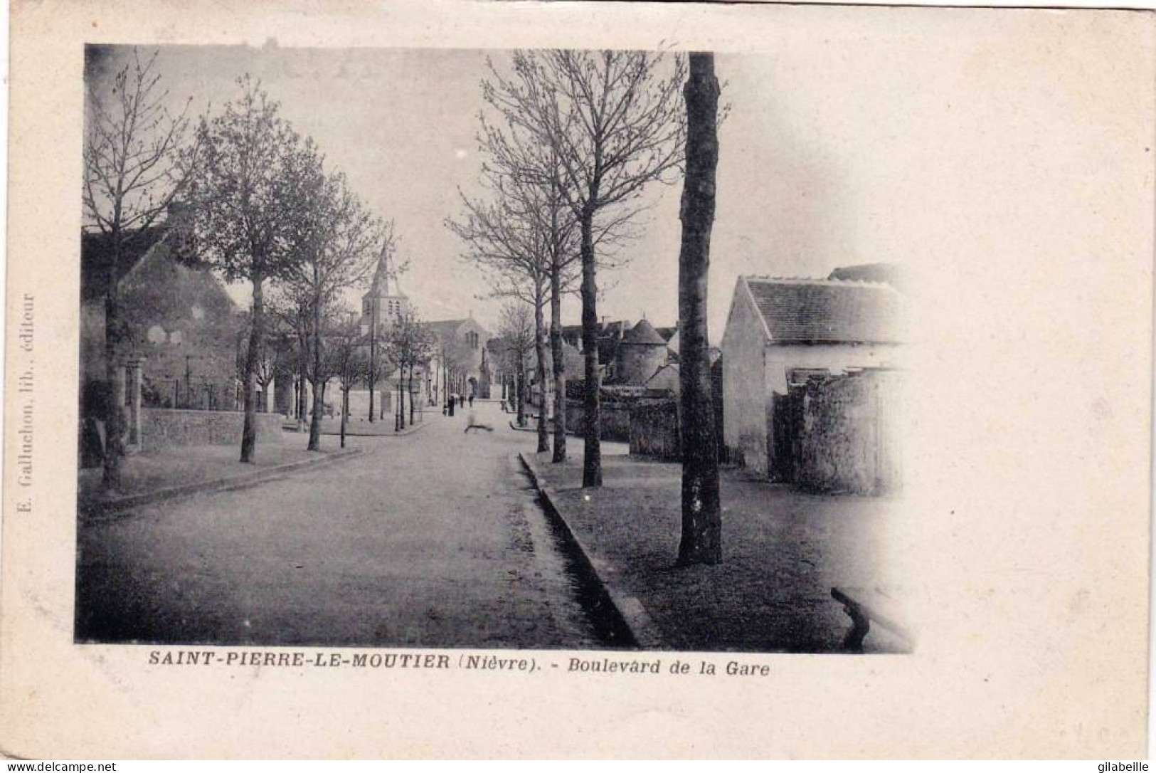 58 - Nievre -  SAINT PIERRE Le MOUTIER - Boulevard De La Gare - Saint Pierre Le Moutier