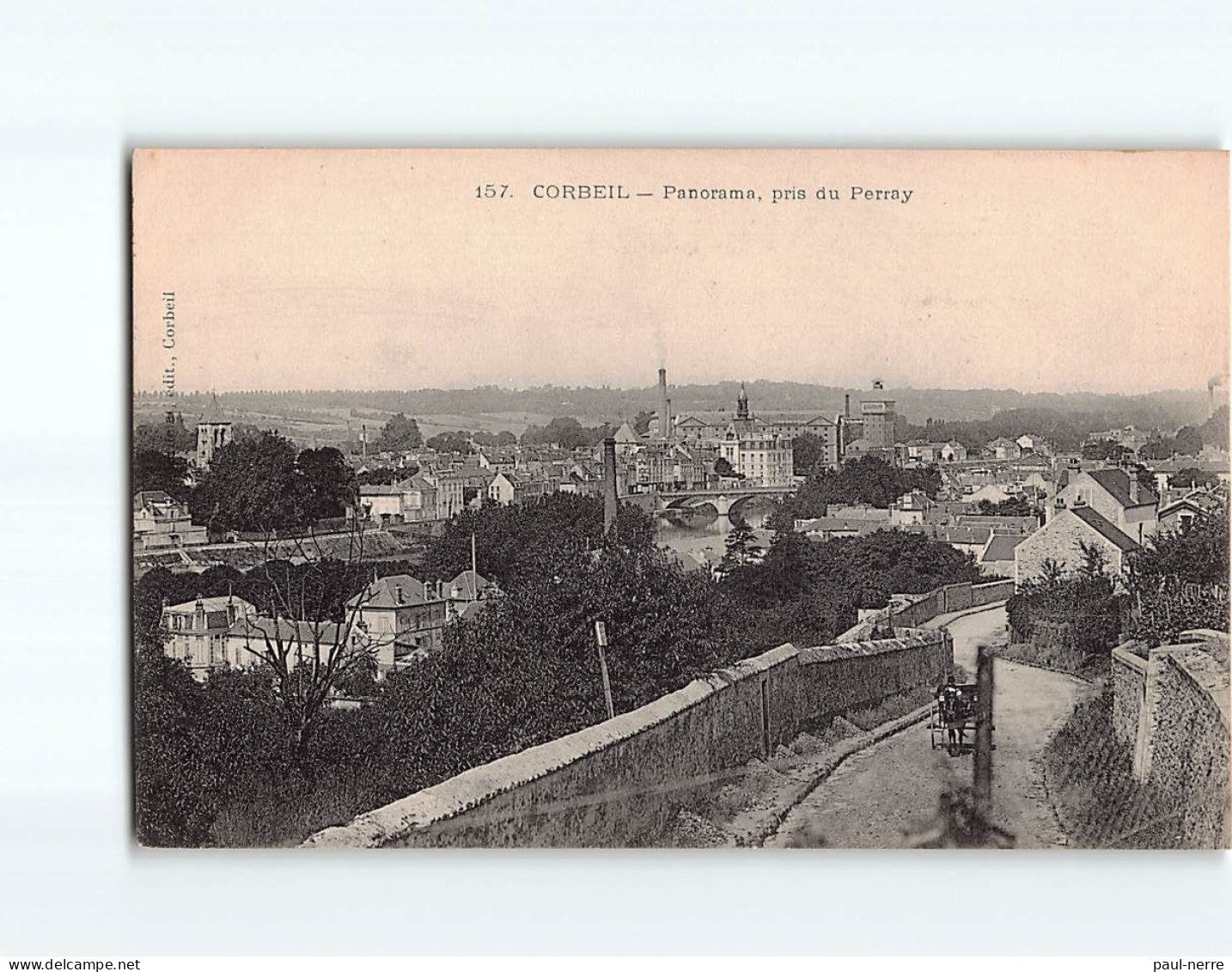 CORBEIL : Panorama, Pris Du Perray - état - Corbeil Essonnes