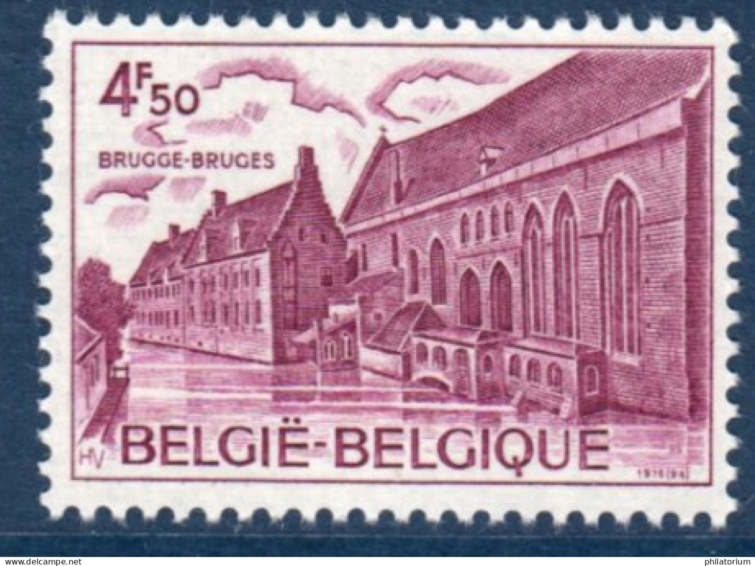 Belgique, België, **, Yv 1760, Mi 1821, SG 2391, Hôpital Saint-Jean, Bruges - Nuevos