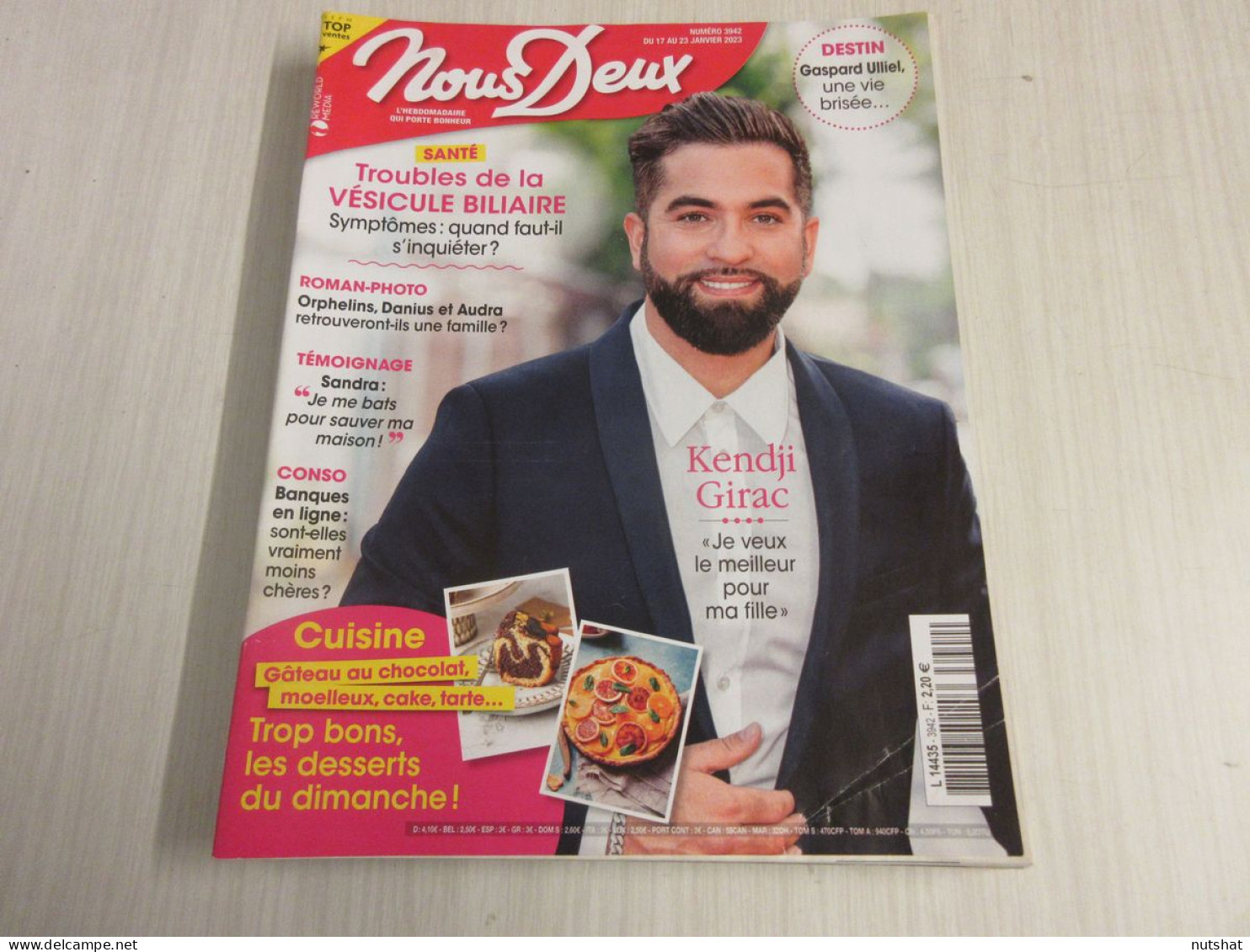 NousDeux 3942 01.2023 Kendji GIRAC Gaspard ULLIEL BELGIQUE MEANDRES De La MEUSE - People