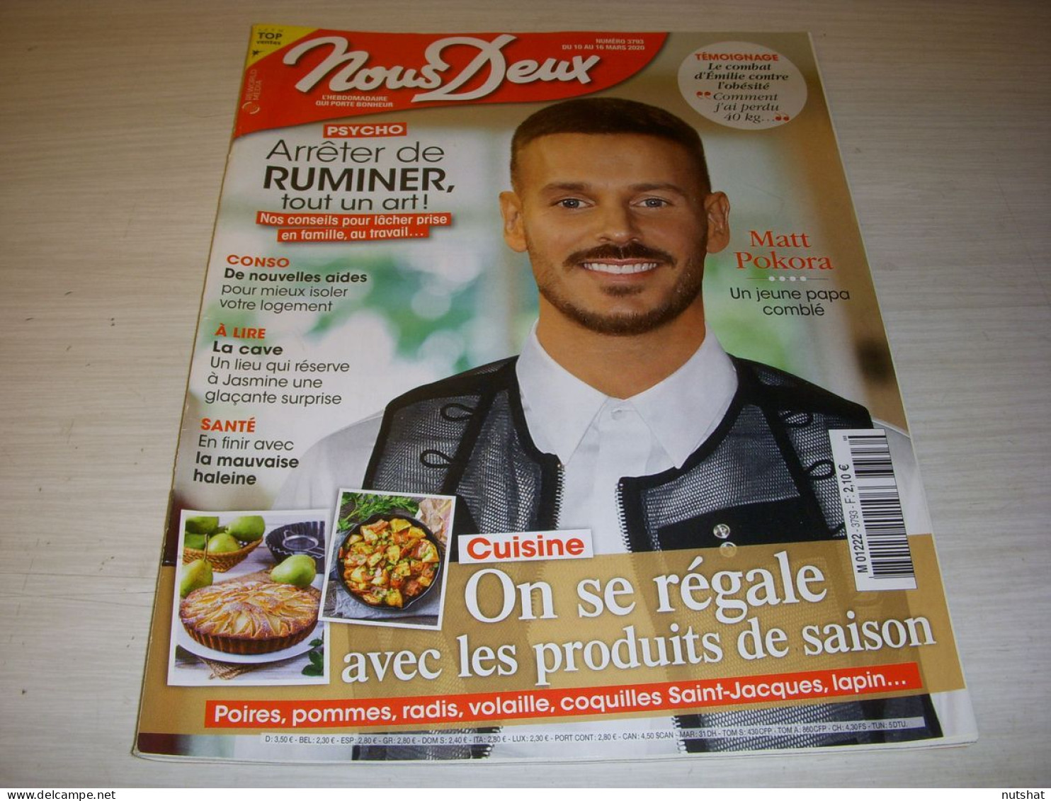 NousDeux 3793 03.2020 Matt POKORA Jean FERRAT L'ILE De MAYOTTE Aux 1000 PARFUMS - Gente