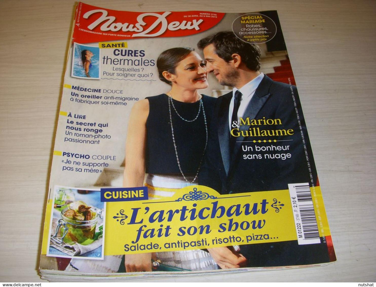 NousDeux 3748 04.2019 Marion COTTILARD Guillaume CANET Karl LAGERFELD  - People