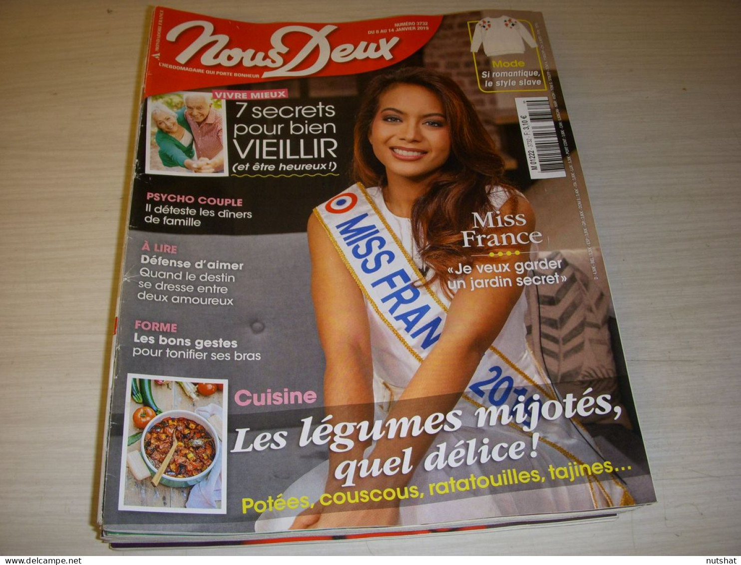 NousDeux 3732 01.2019 Miss FRANCE V. CHAVES Marc CHAGALL Yvonne De GAULLE - People