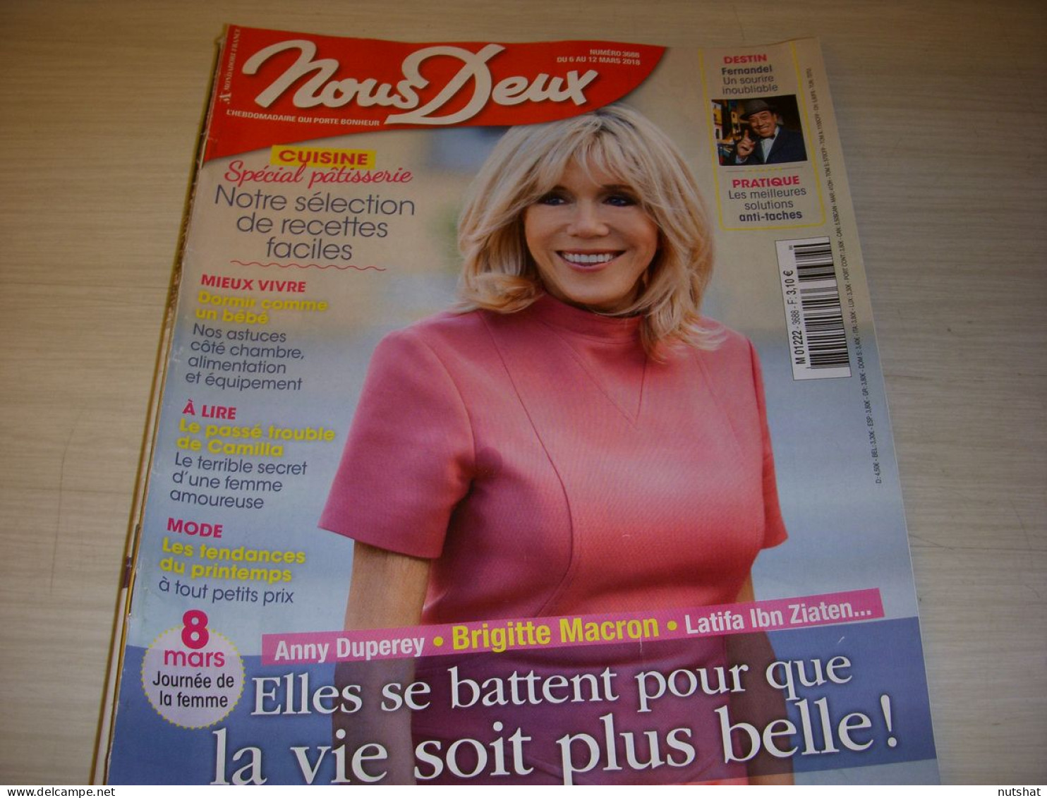 NousDeux 3688 03.2018 Brigitte MACRON FERNANDEL Stephane PLAZA - People