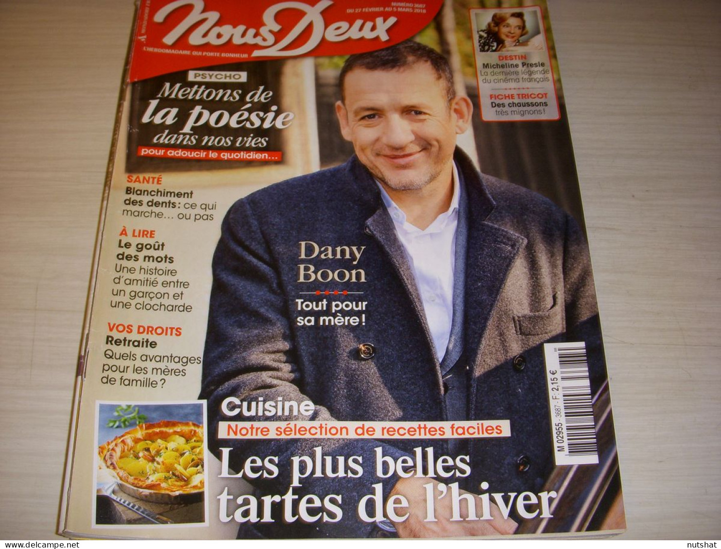 NousDeux 3687 02.2018 Dany BOON Micheline PRESLES AURILLAC Mylene FARMER - People