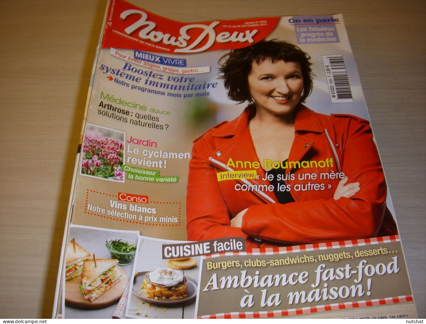 NousDeux 3560 09.2015 Anne ROUMANOFF Sylvie JOLY BOURVIL CHARLEVILLE MEZIERES - People