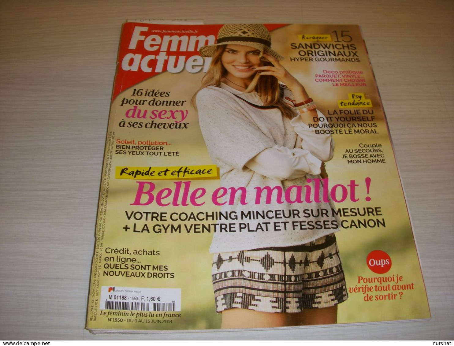 FEMME ACTUELLE 1550 06.2014 PARFUM BERLIN Bruno GUILLON Stephane ROSENBERG - People