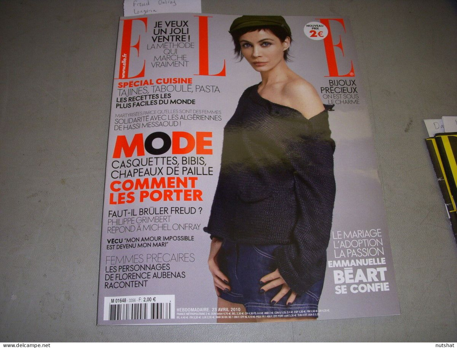 ELLE 3356 04.2010 E BEART FREUD ONFRAY EVA LANGORIA - People