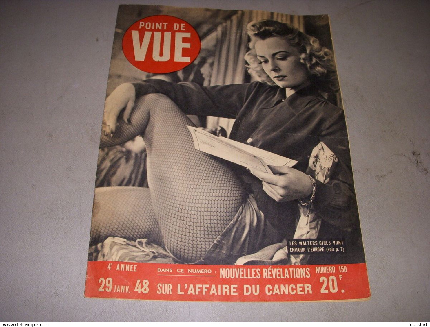 POINT DE VUE 150 29.01.1948 LES WALTERS GIRLS BRODWAY ET MUSIC HALL DORGELES - Gente