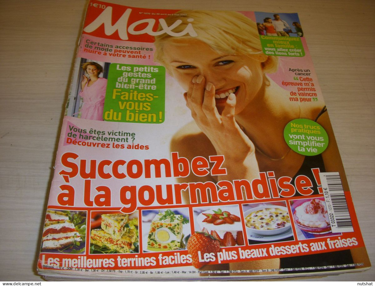 MAXI 1070 04.2007 DOROTHEE Naomi WATTS Les PETIS GESTE Du BIEN ETRE - People